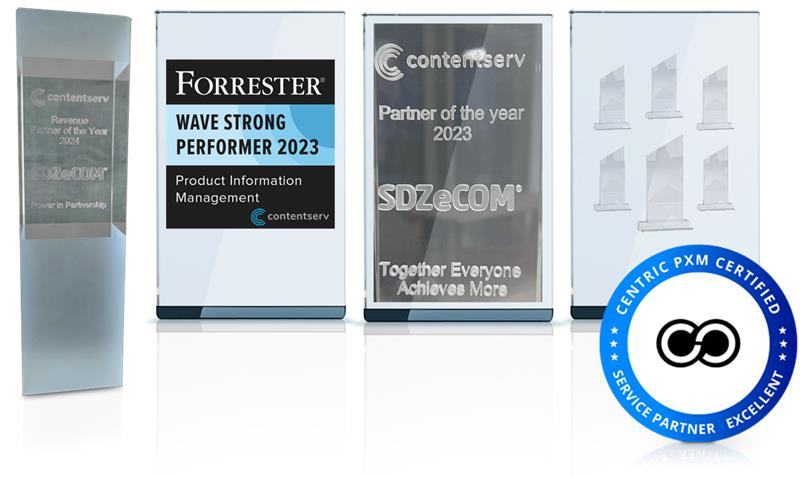 Awards vom Technologie-Führer Centric PXM an SDZeCOM